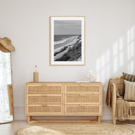 Torrey Pines Photo B&W Poster