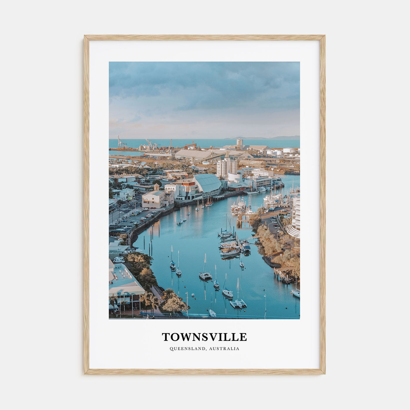 Townsville Portrait Color Poster