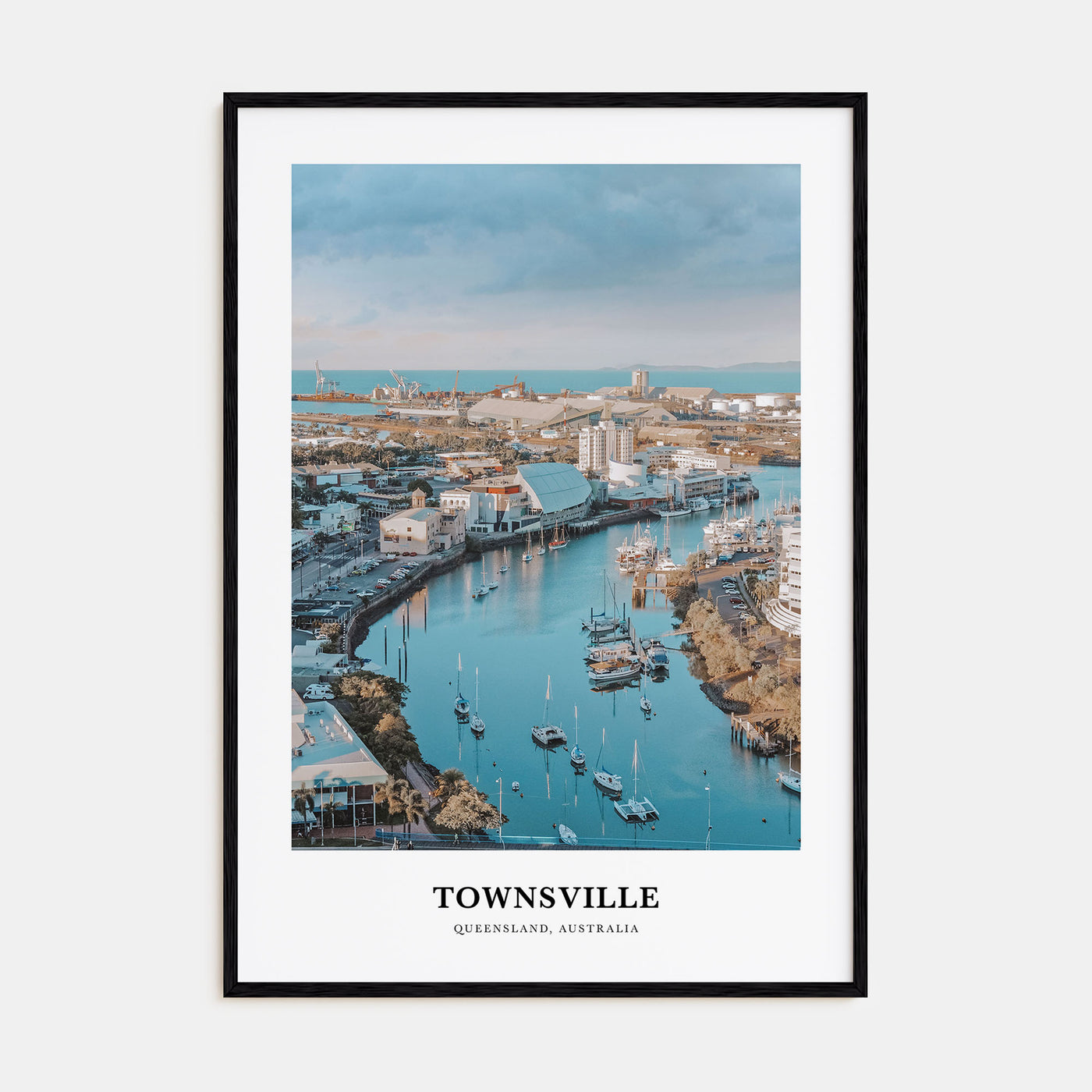 Townsville Portrait Color Poster