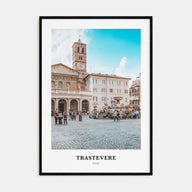 Trastevere Portrait Color Poster