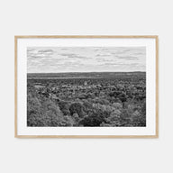 Traverse City Landscape B&W Poster