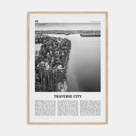 Traverse City Travel B&W Poster