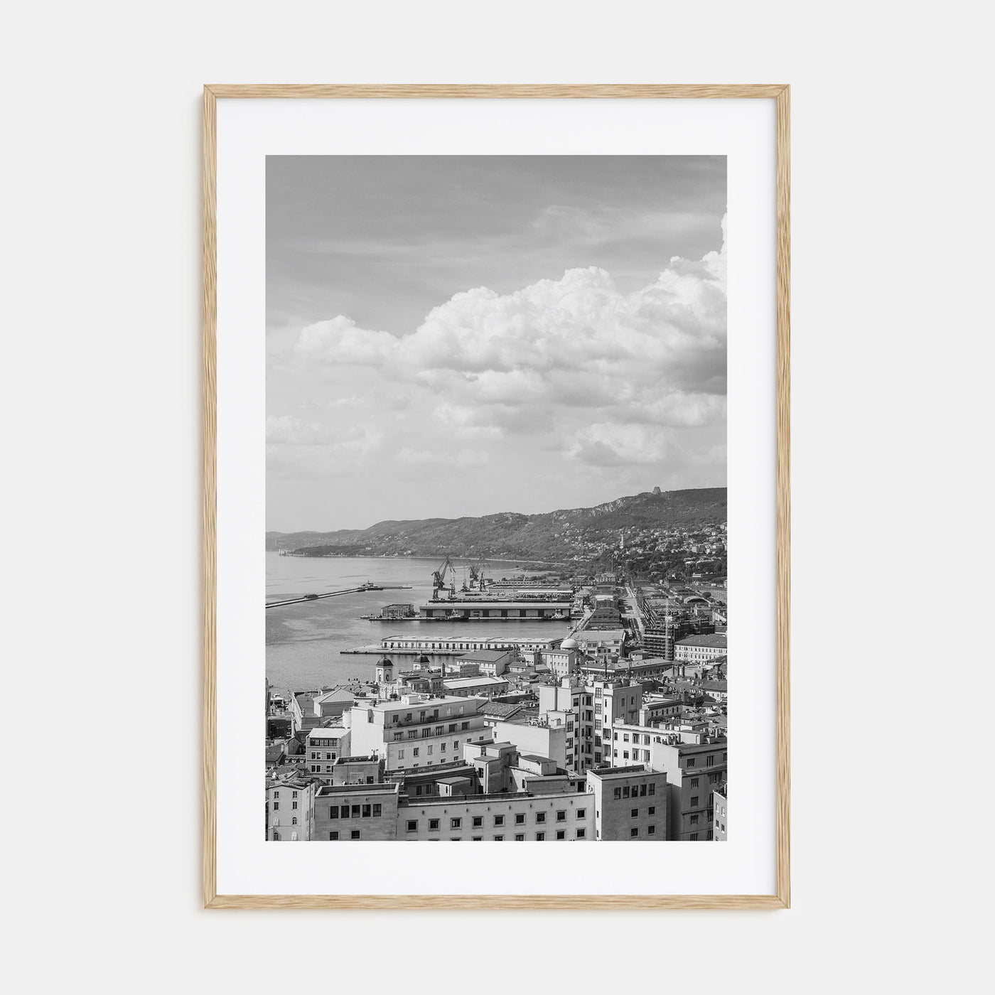 Trieste Photo B&W Poster