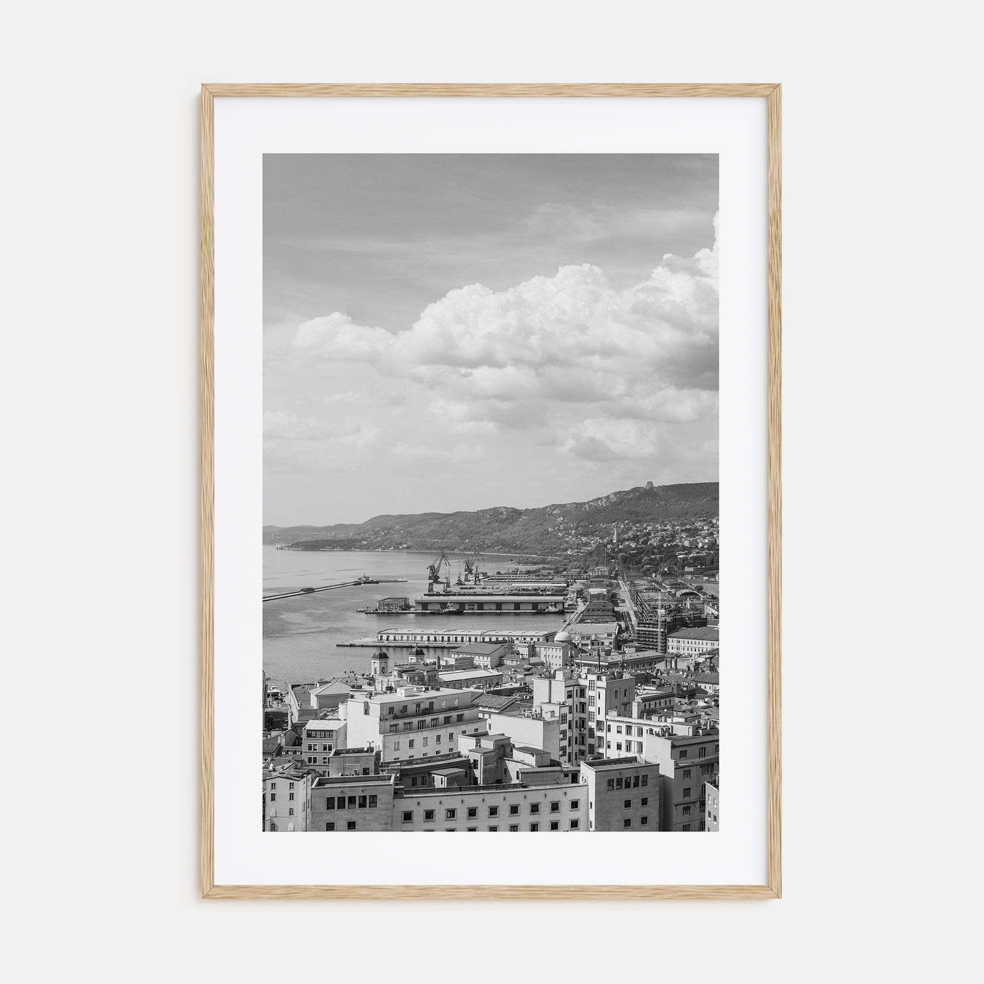 Trieste Photo B&W Poster