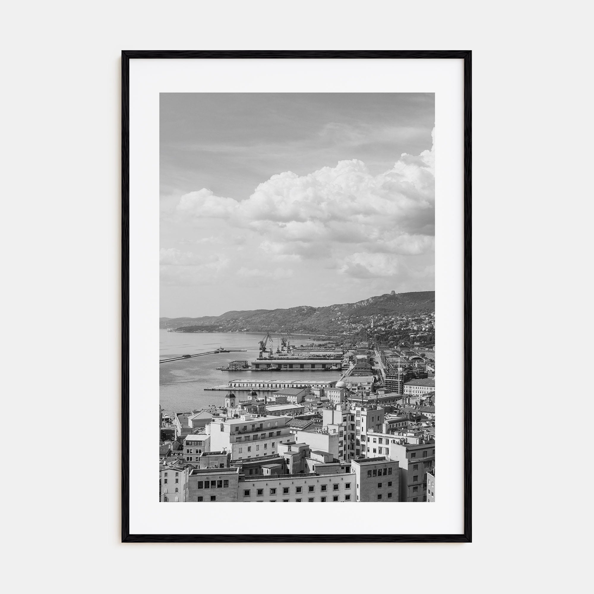 Trieste Photo B&W Poster