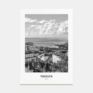 Trieste Portrait B&W Poster