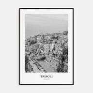 Tripoli, Lebanon Portrait B&W No 1 Poster