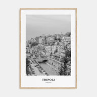 Tripoli, Lebanon Portrait B&W No 1 Poster