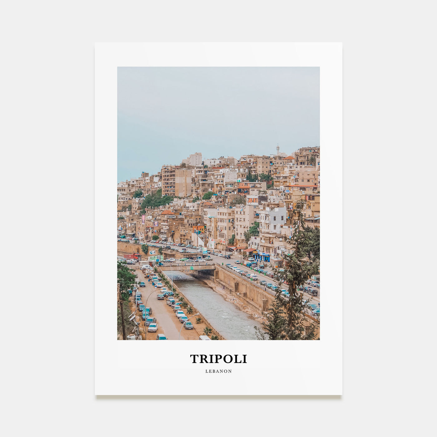 Tripoli, Lebanon Portrait Color Poster