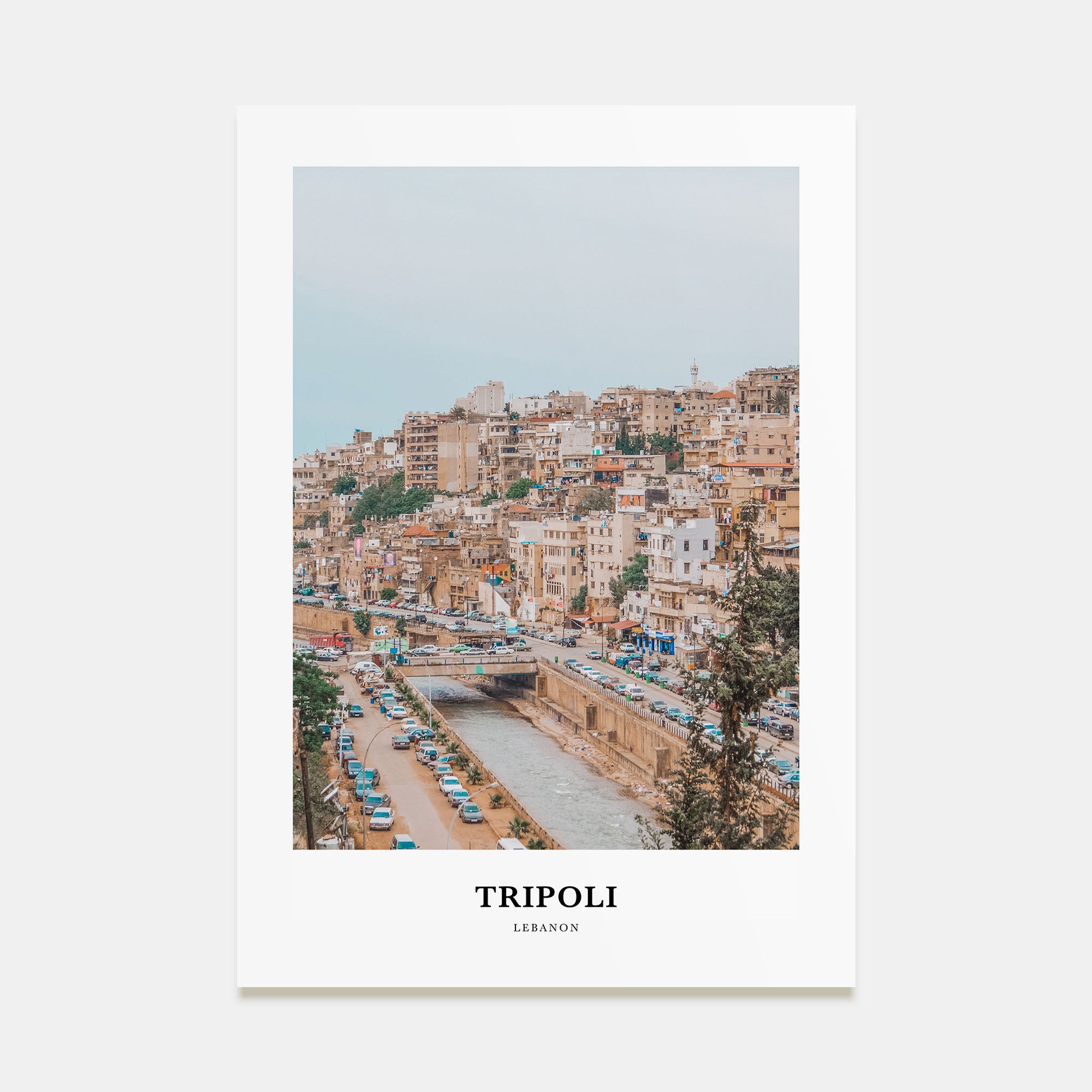 Tripoli, Lebanon Portrait Color Poster