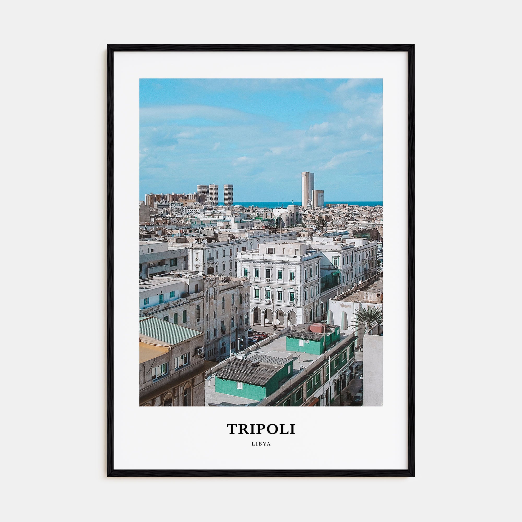 Tripoli, Libya Portrait Color Poster