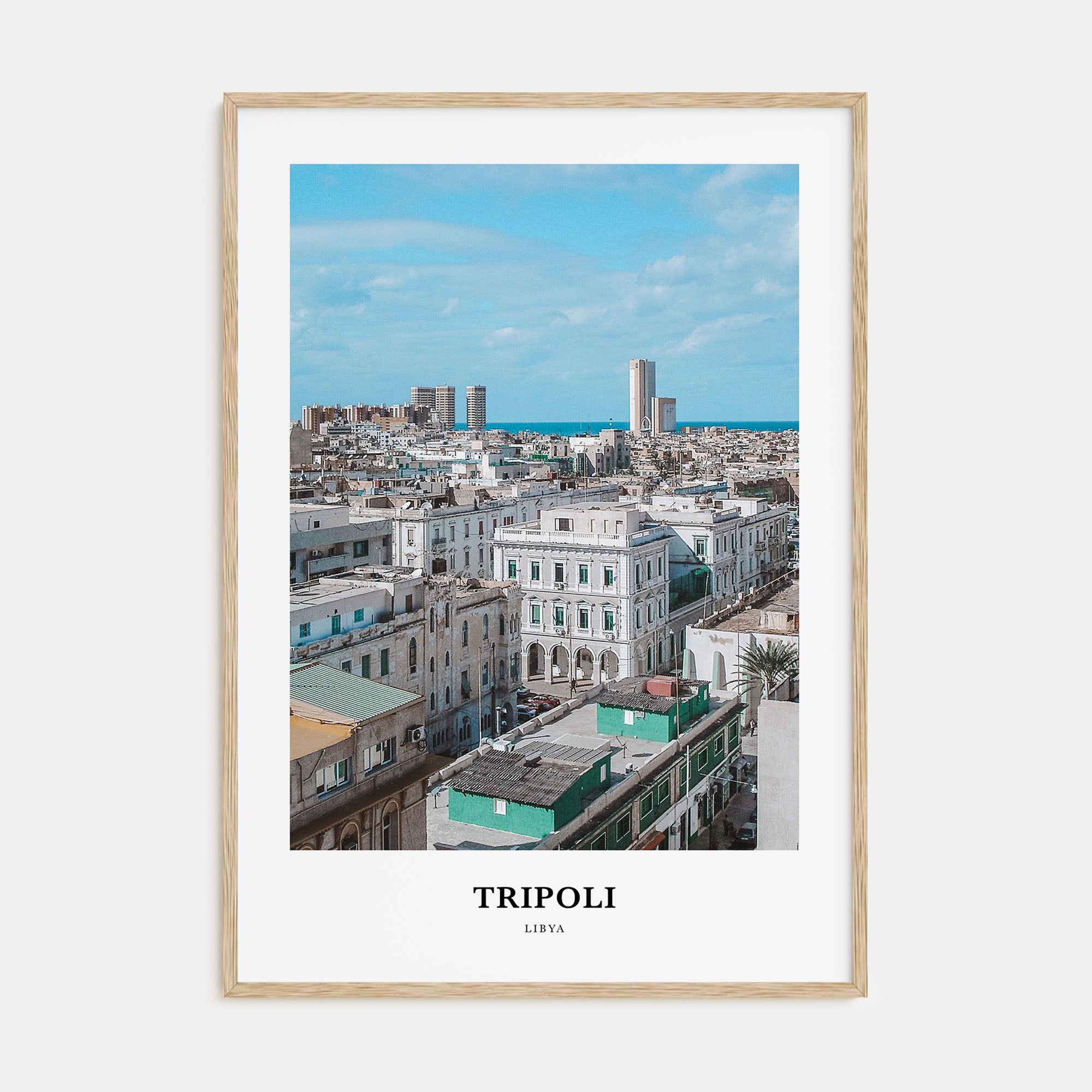 Tripoli, Libya Portrait Color Poster