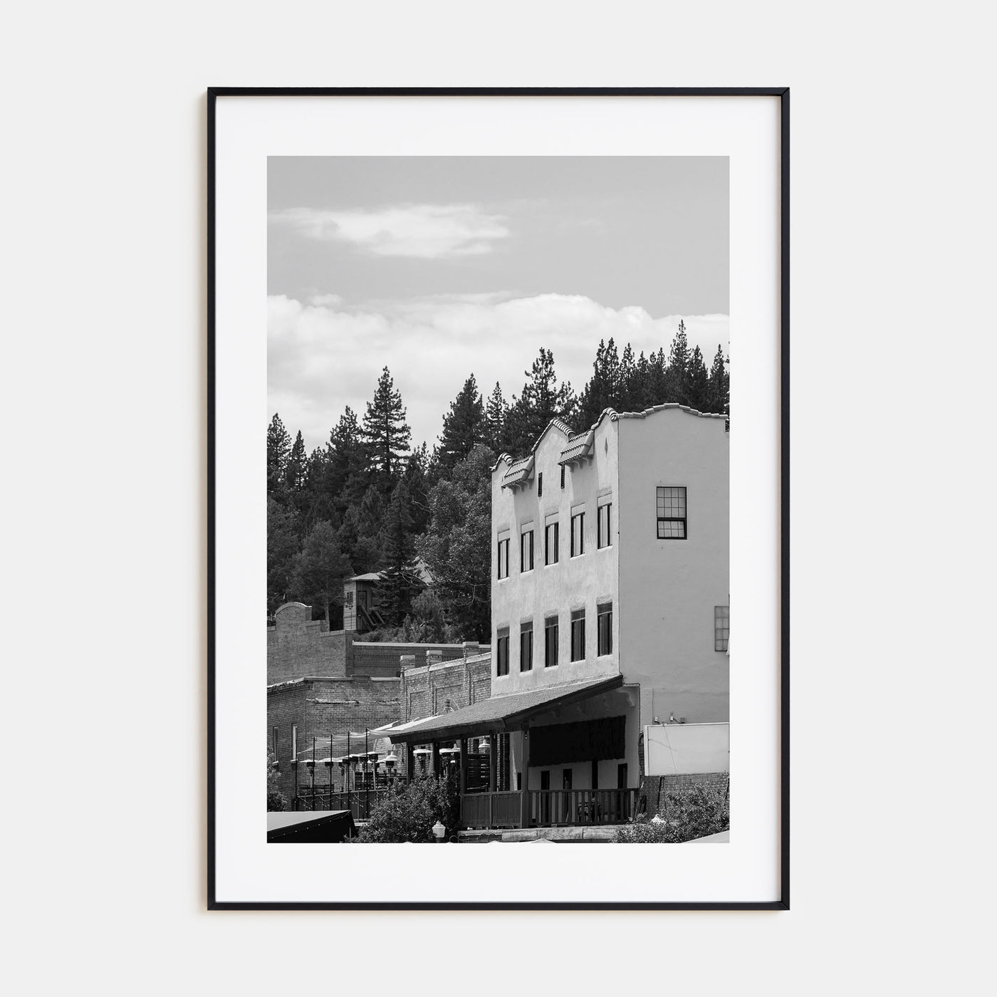Truckee Photo B&W Poster