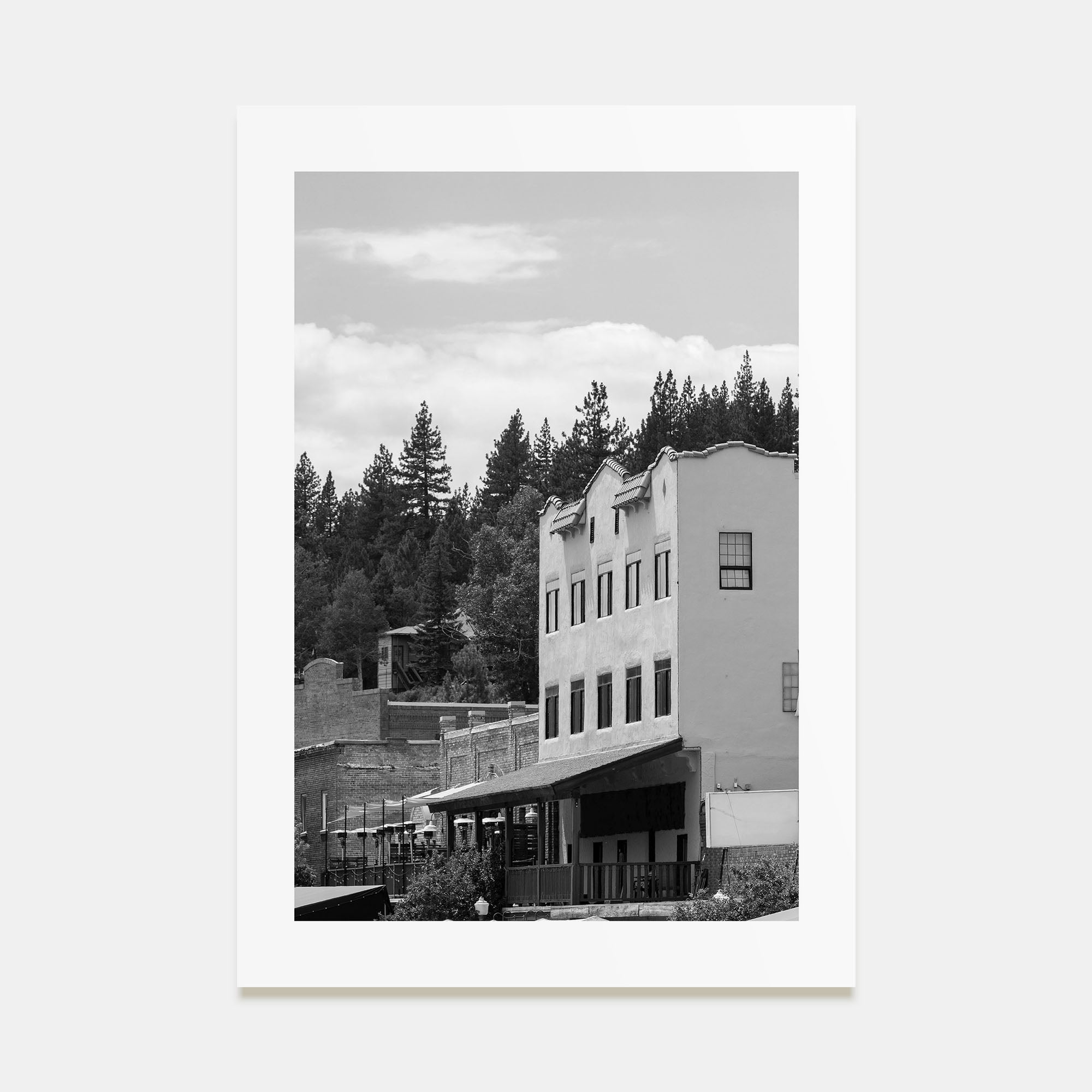 Truckee Photo B&W Poster