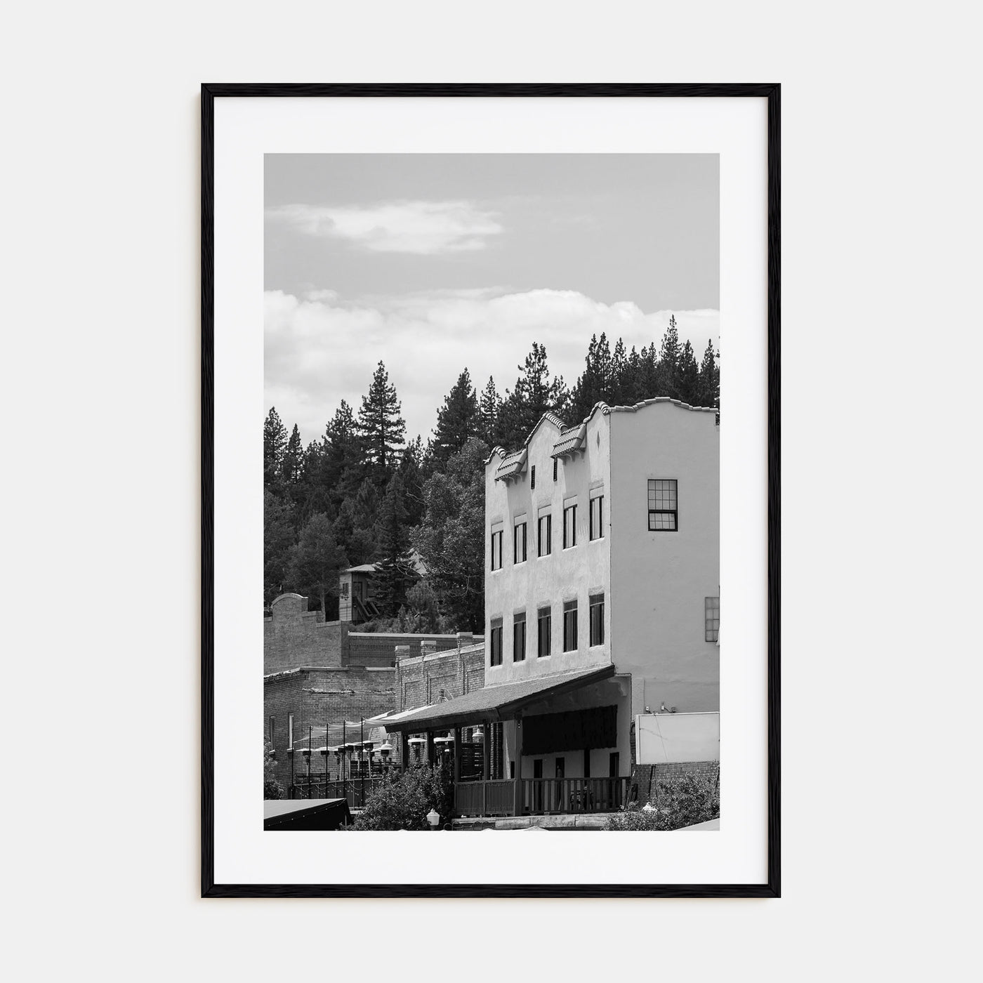 Truckee Photo B&W Poster