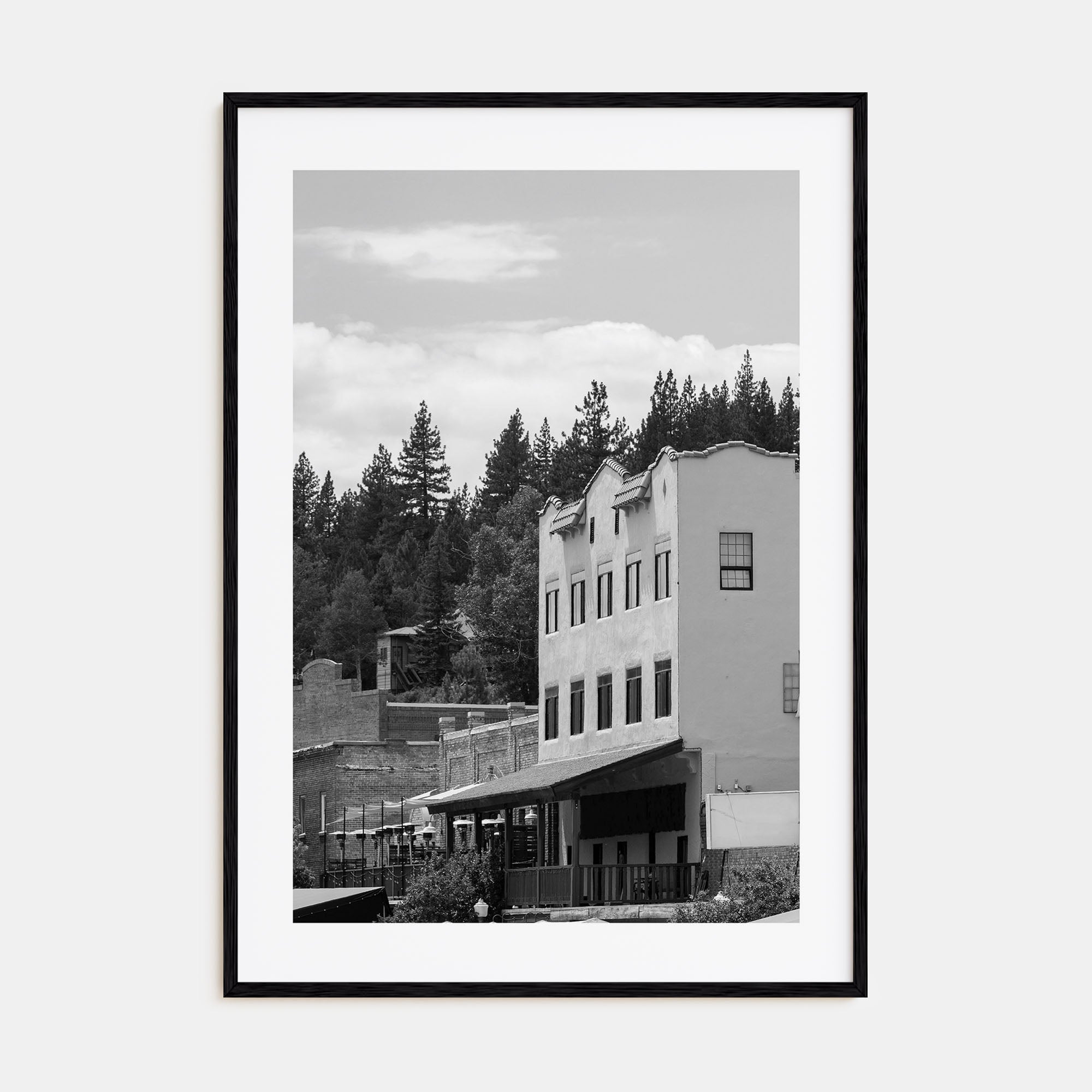 Truckee Photo B&W Poster