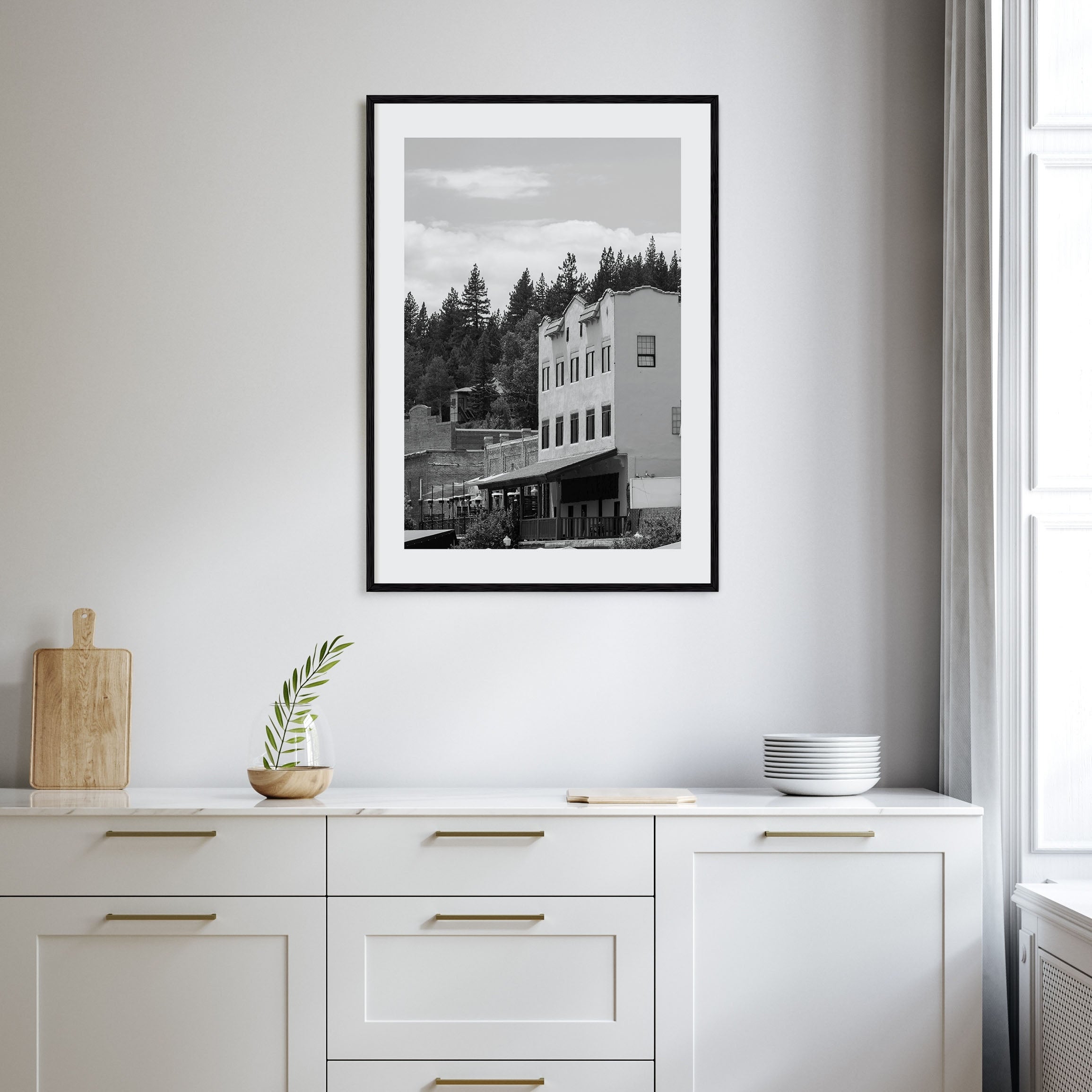 Truckee Photo B&W Poster