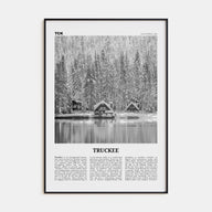 Truckee Travel B&W Poster