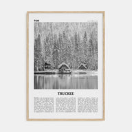 Truckee Travel B&W Poster
