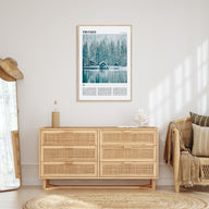 Truckee Travel Color Poster