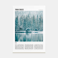 Truckee Travel Color Poster