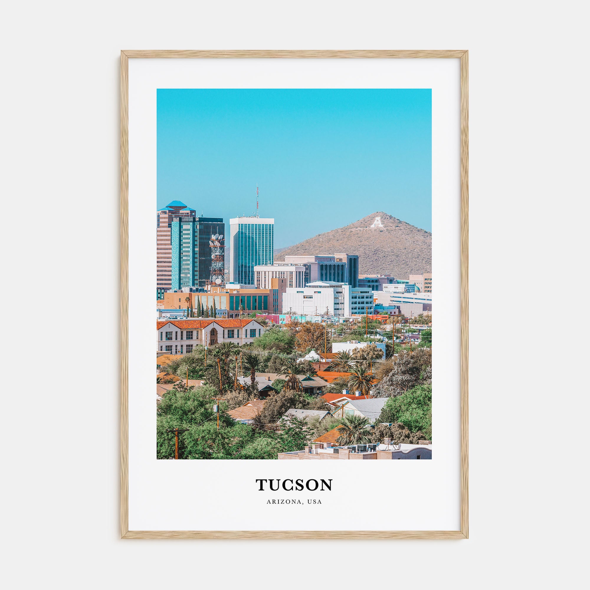 Tucson Portrait Color No 2 Poster