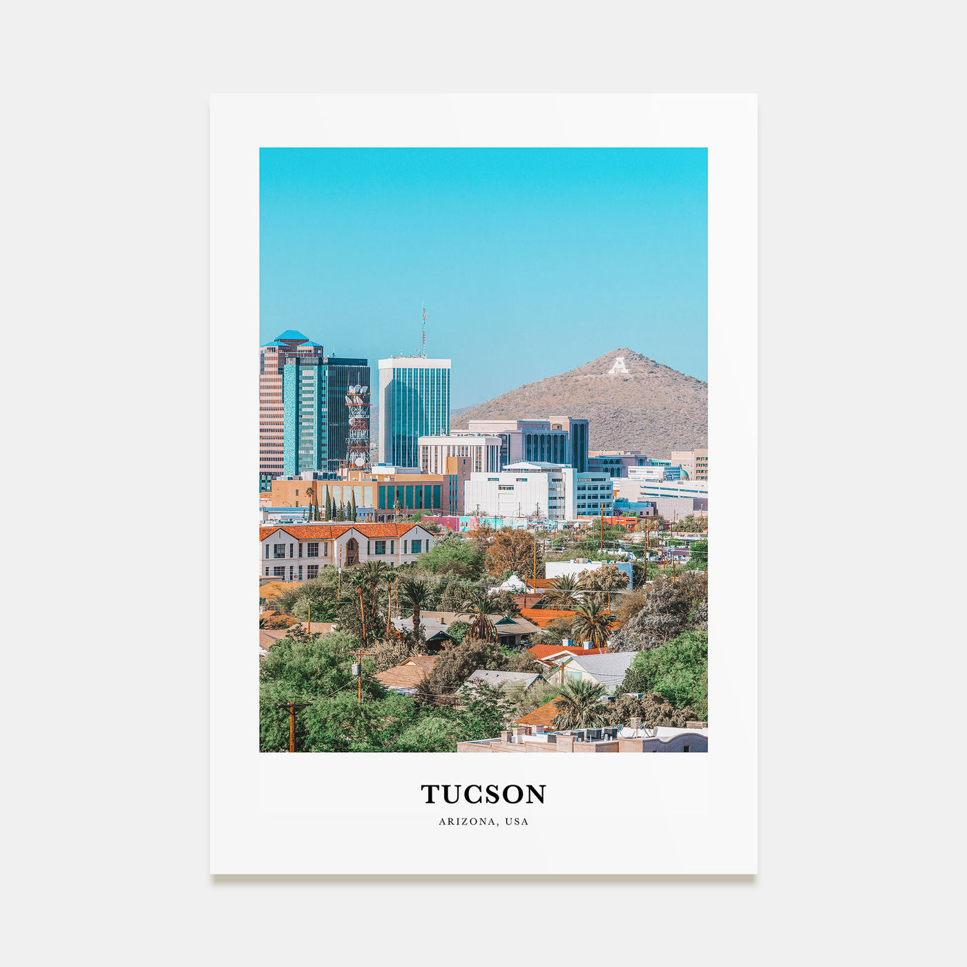 Tucson Portrait Color No 2 Poster