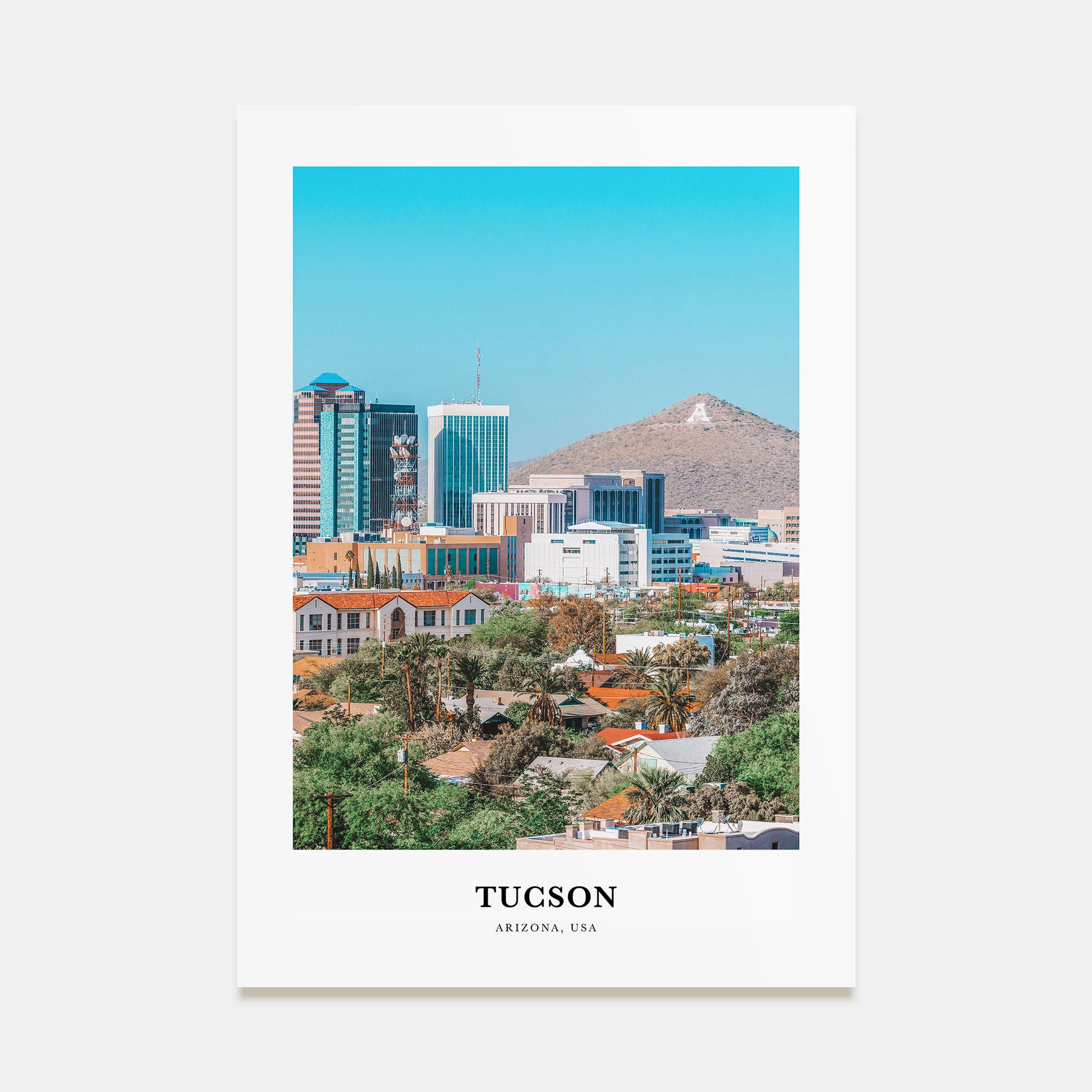 Tucson Portrait Color No 2 Poster