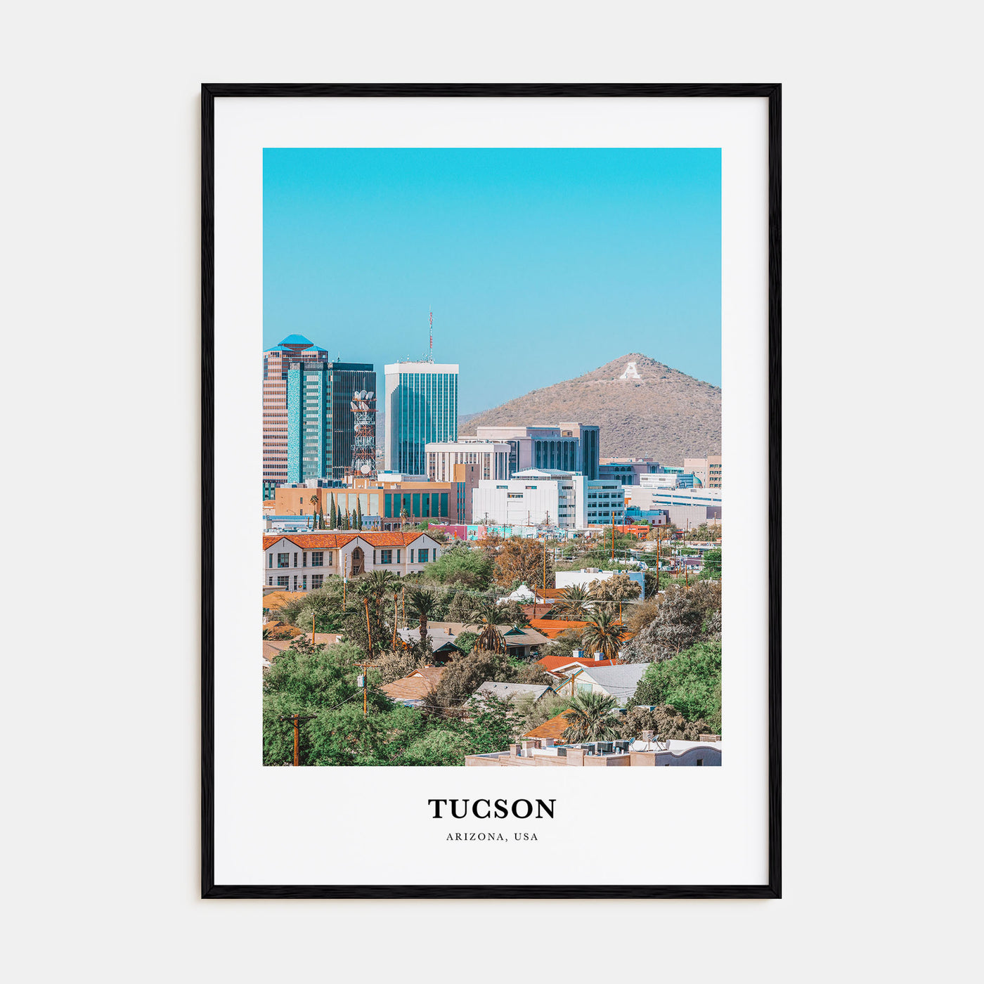 Tucson Portrait Color No 2 Poster