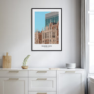 Tudor City Portrait Color Poster