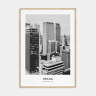 Tulsa Portrait B&W Poster