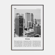 Tulsa Travel B&W Poster