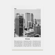 Tulsa Travel B&W Poster