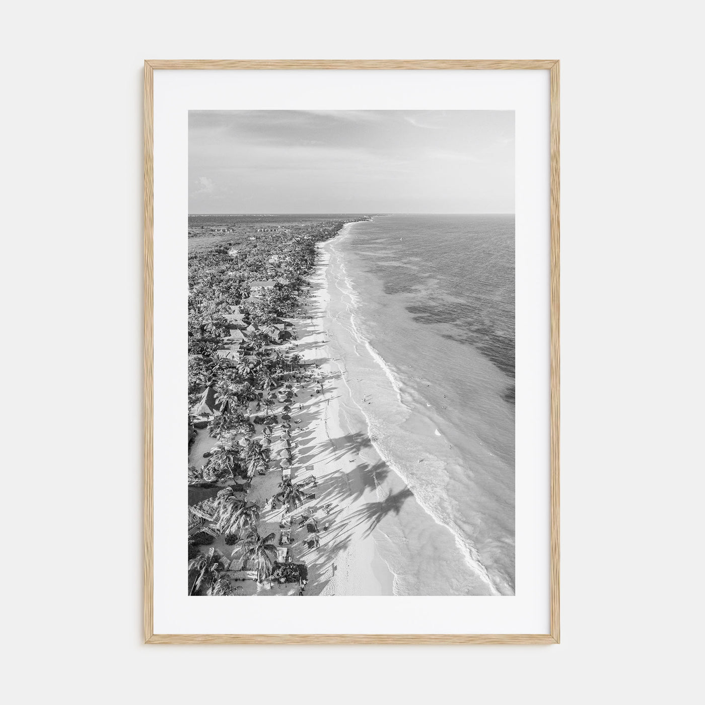Tulum Photo B&W Poster