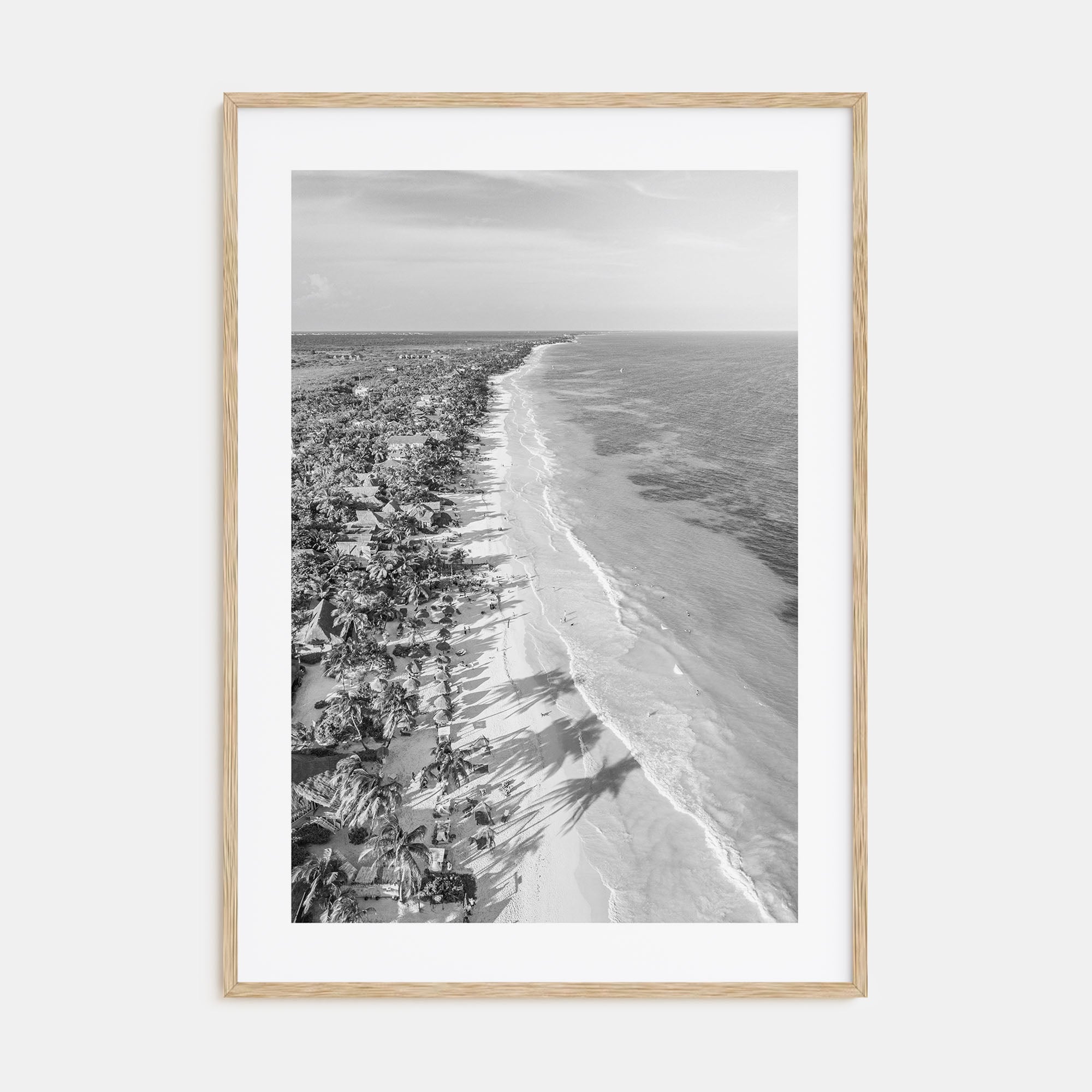 Tulum Photo B&W Poster