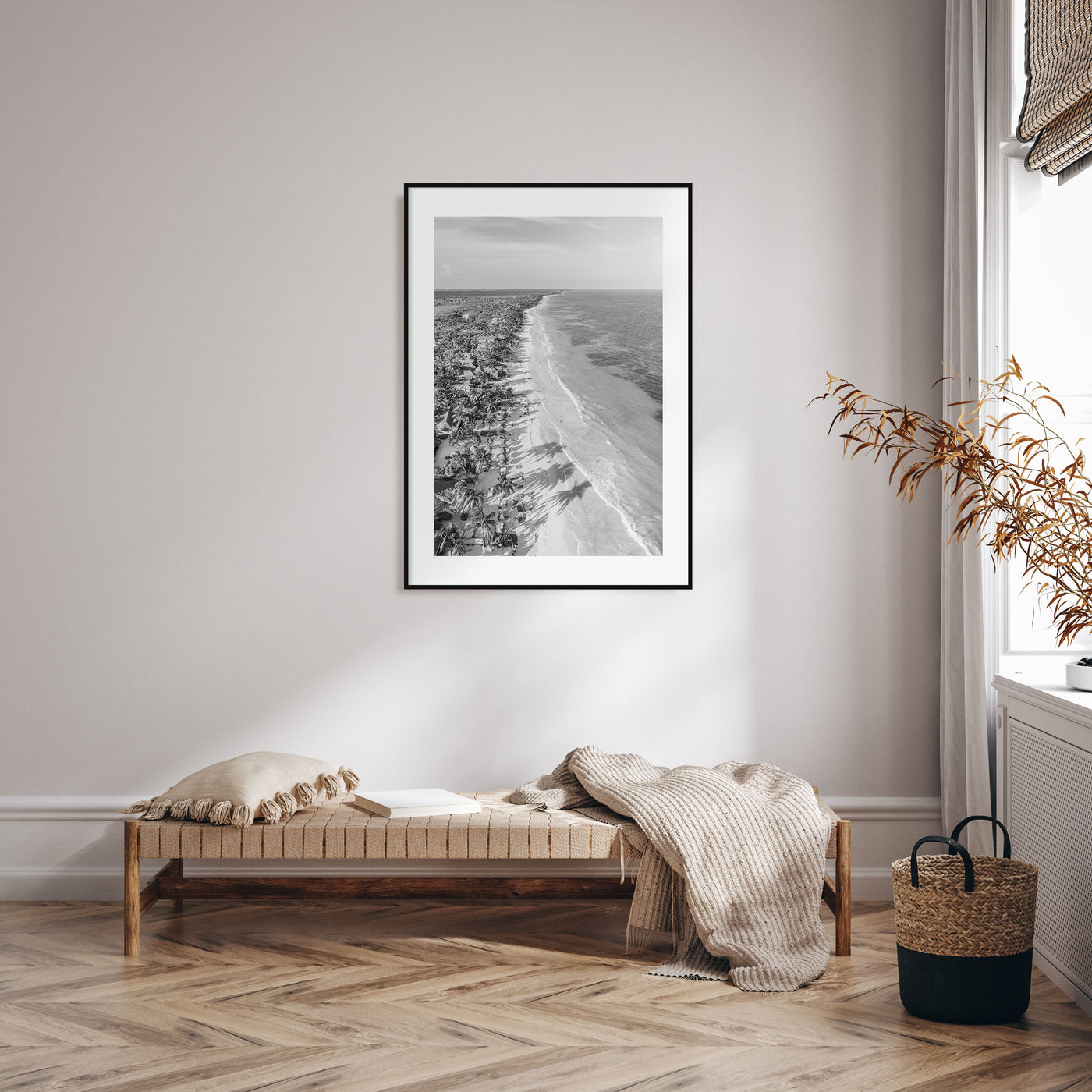 Tulum Photo B&W Poster