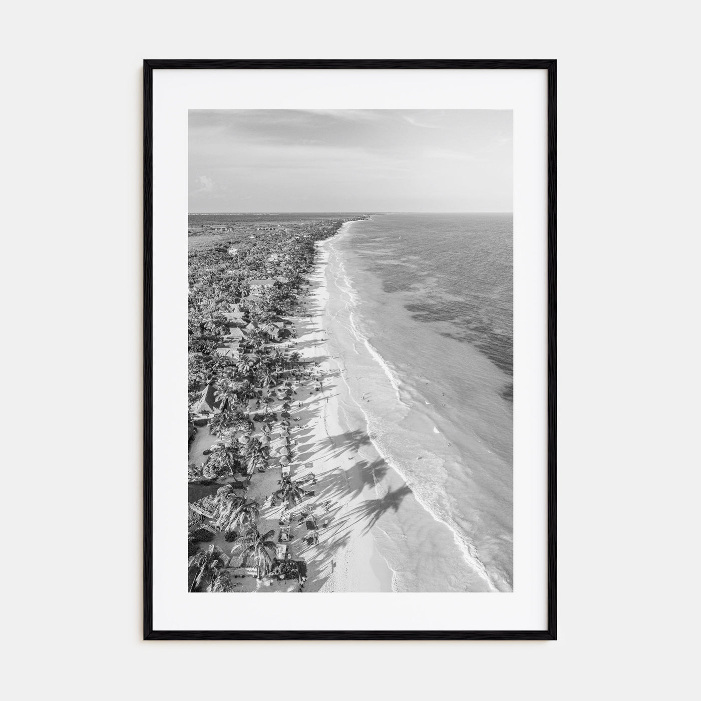 Tulum Photo B&W Poster
