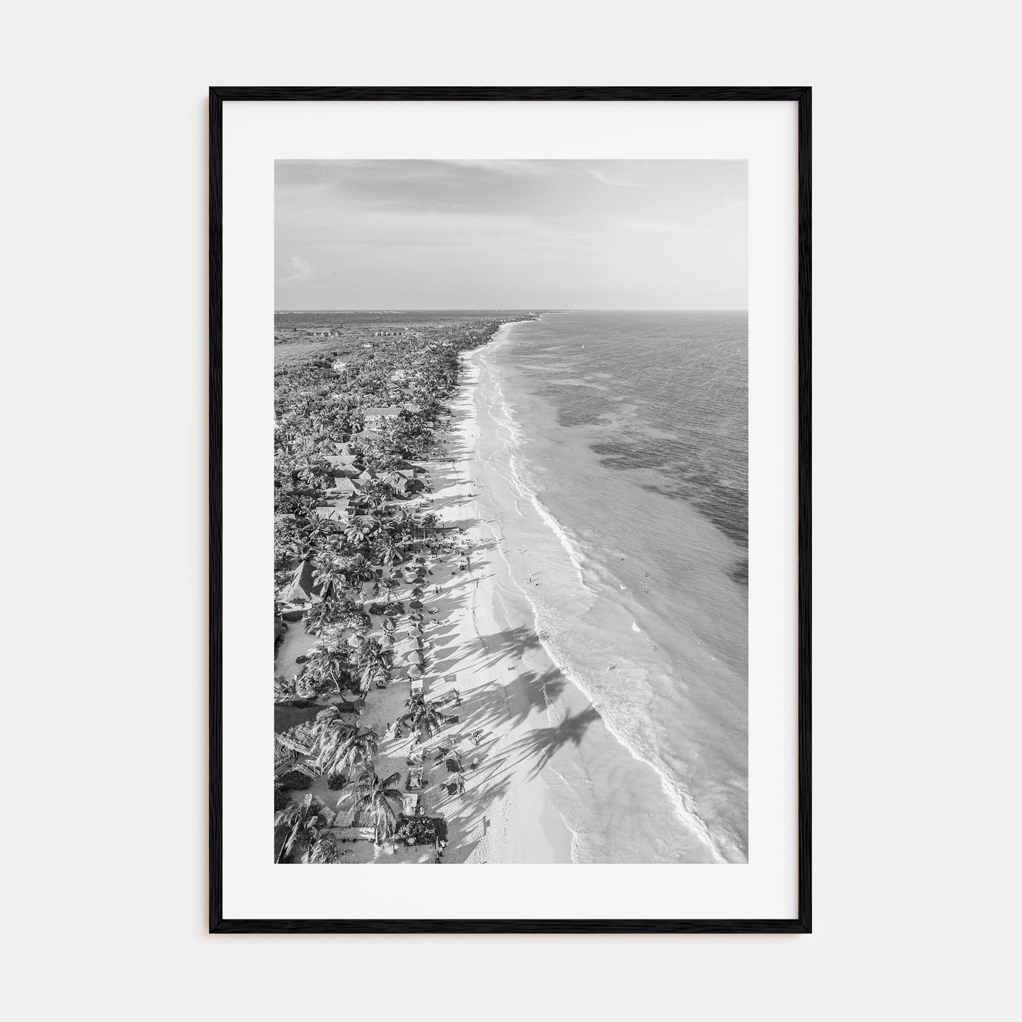 Tulum Photo B&W Poster