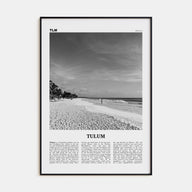Tulum Travel B&W No 1 Poster