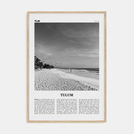 Tulum Travel B&W No 1 Poster