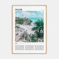 Tulum Travel Color Poster