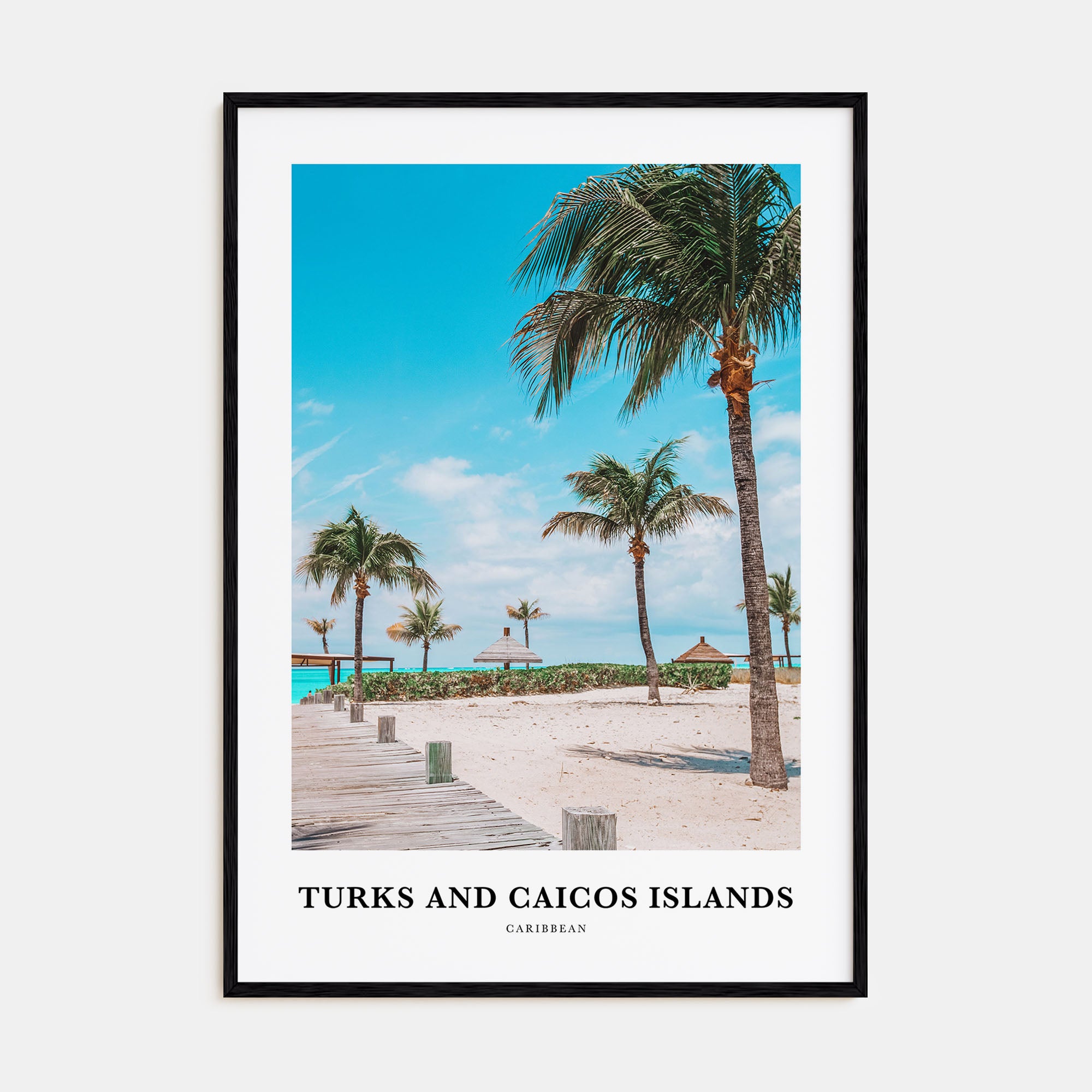 Turks and Caicos Islands Portrait Color Poster
