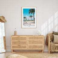 Turks and Caicos Islands Portrait Color Poster