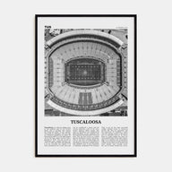 Tuscaloosa Travel B&W No 1 Poster