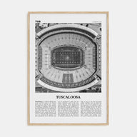 Tuscaloosa Travel B&W No 1 Poster