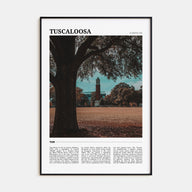 Tuscaloosa Travel Color Poster