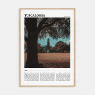 Tuscaloosa Travel Color Poster