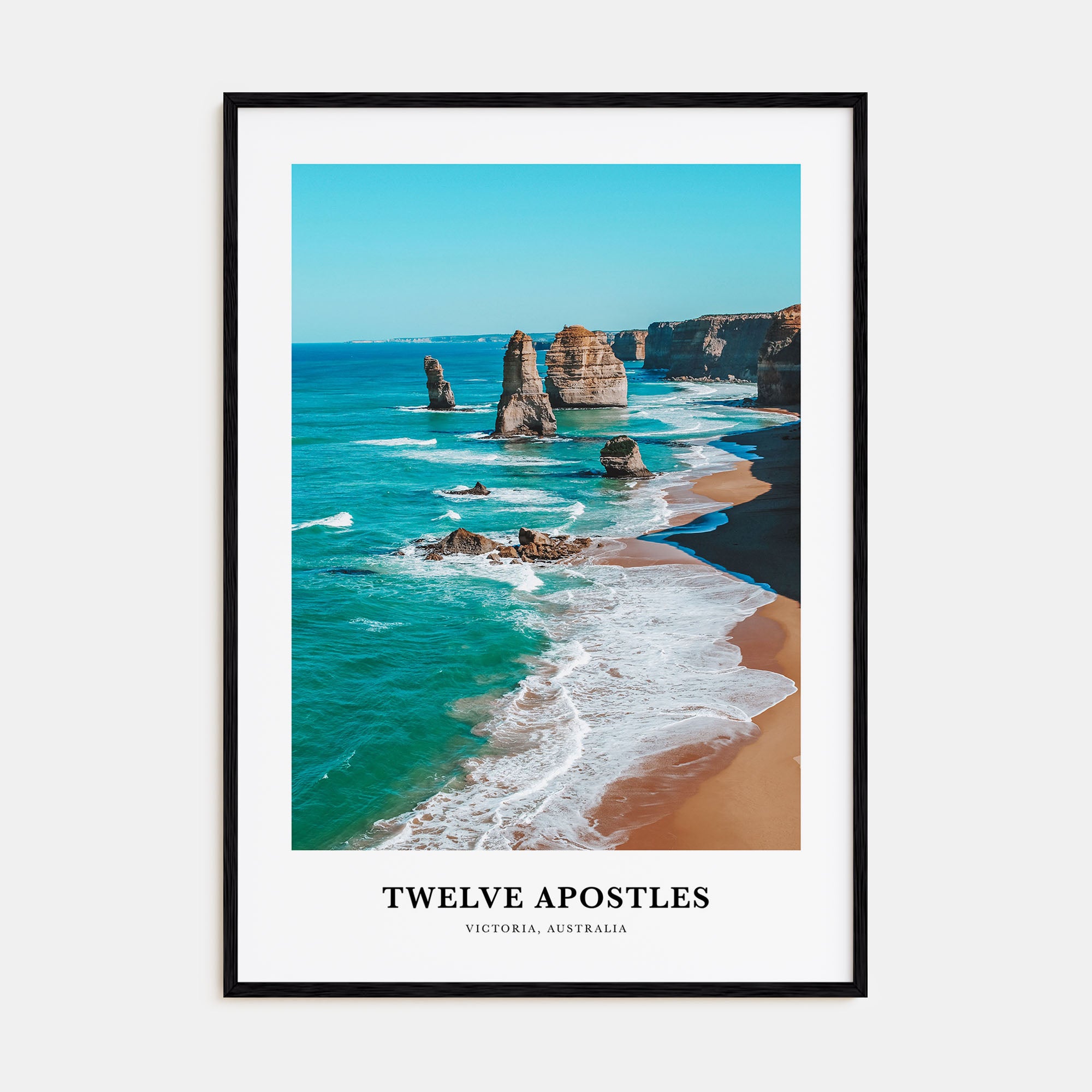 Twelve Apostles Portrait Color Poster