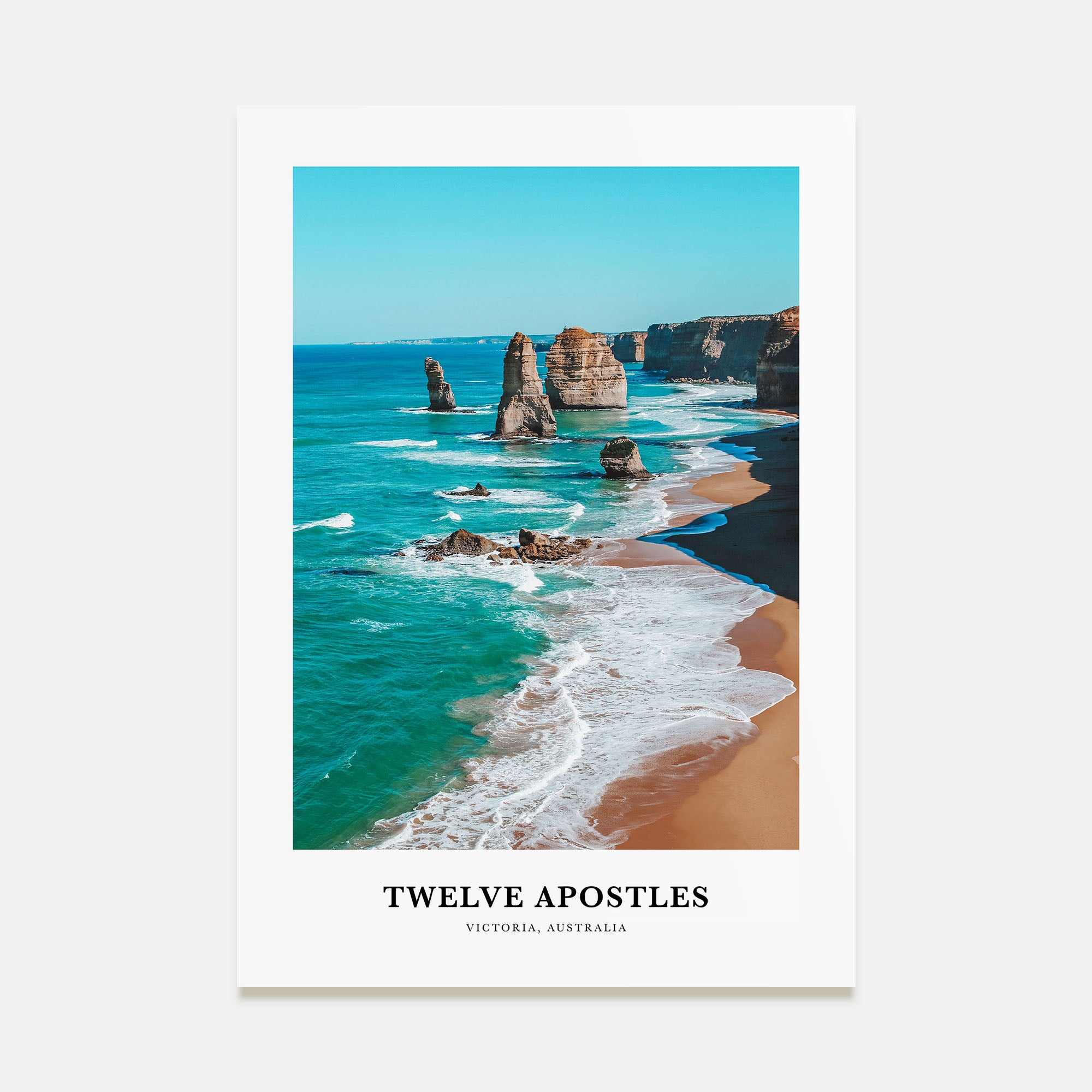 Twelve Apostles Portrait Color Poster