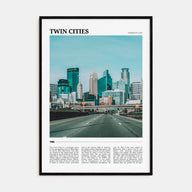 Twin Cities Travel Color Poster